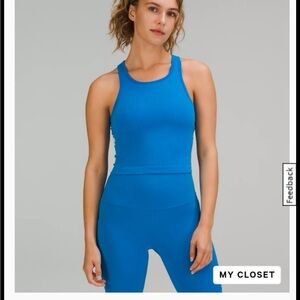 Lululemon Athletica Ebb to Street crop tank